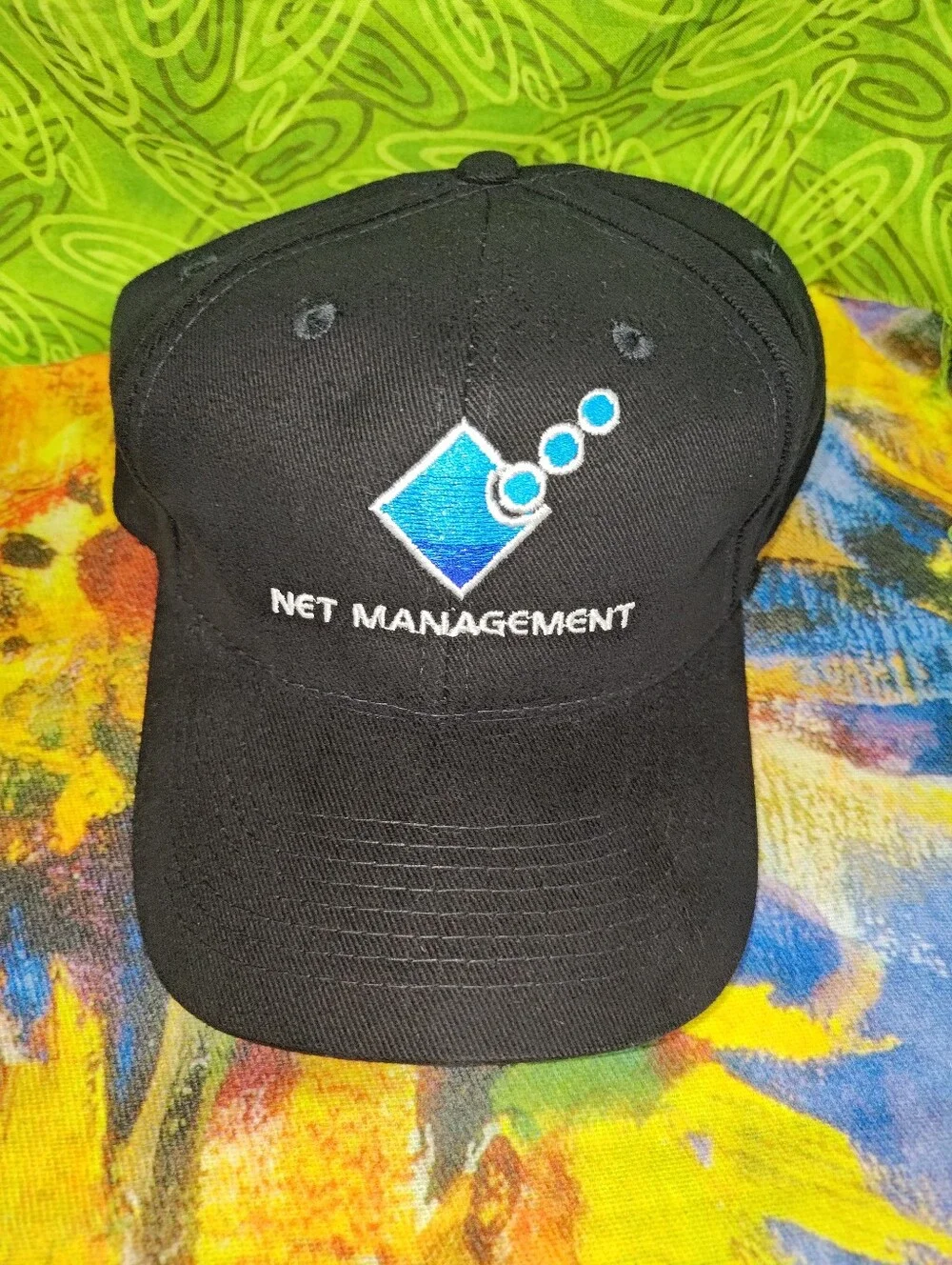 NET Management Embroidered LogoTrucker Strap-on Hat Cap